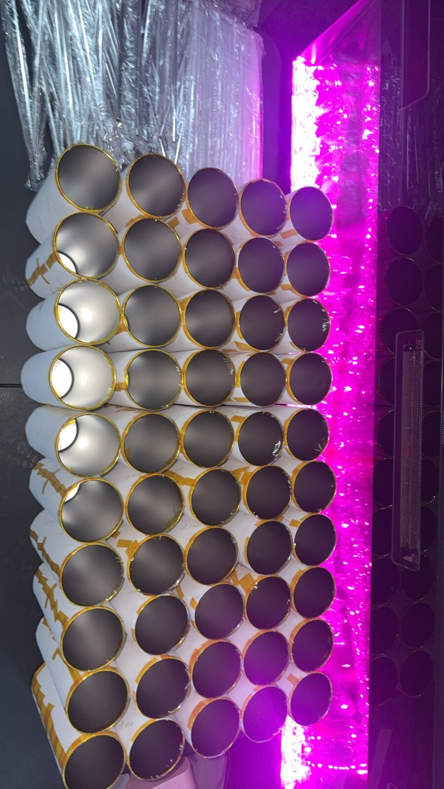 Gold-trimmed custom tumbler bulk order